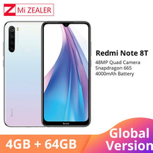 Load image into Gallery viewer, Global Version Xiaomi Redmi Note 8 Note 8T NFC 4GB RAM 64GB ROM Octa Core Smartphone Snapdragon 665 48MP 6.3&quot; Screen Cellphone