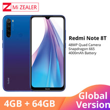 Load image into Gallery viewer, Global Version Xiaomi Redmi Note 8 Note 8T NFC 4GB RAM 64GB ROM Octa Core Smartphone Snapdragon 665 48MP 6.3&quot; Screen Cellphone